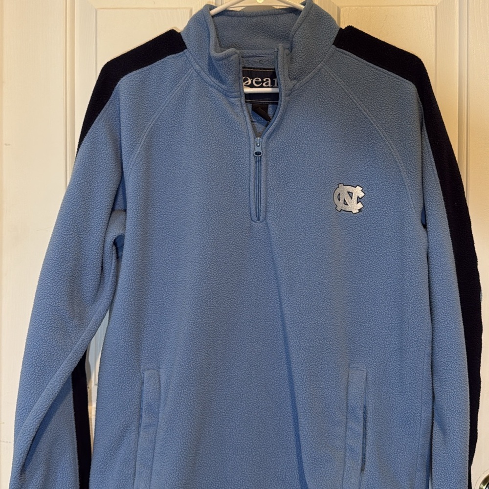 Blue Fleece Quarter-Zip Pullover